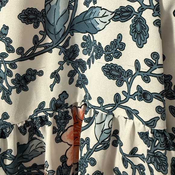 LOFT Size 18 Floral Long Sleeved Blouse π - Picture 9 of 10